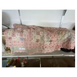 Vintage Yo-Yo Pattern Quilt