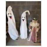 Santa Figurine with Ghosts