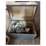 Electric Motor with Drill Press Vises