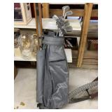 Incomplete Wilson Golf Clubs with Bag