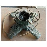 Vintage Cast Metal Lighted Christmas Tree Stand