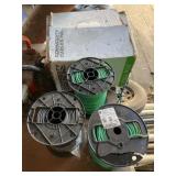 (3) Rolls of Solid Copper Wire with Audio Cable