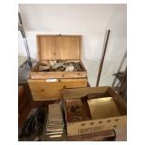 Military and Boy Scout Books, Foot Locker, etc.