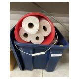 Towels, Toilet Paper, Storage Tote/Lid
