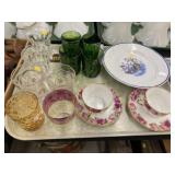 Tumblers, Chinaware Cups and Saucers