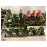 Wooden Beverage Crate with Bottles