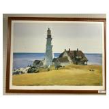 Framed Lighthouse Print
