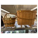 (2) Longaberger Baskets