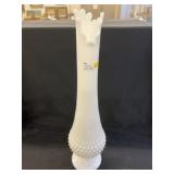 Milk Glass Swung Vase