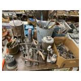 Portable Stove, Kerosene Can, Hand Tools