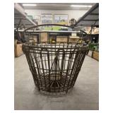 (2) Wire Form Egg Baskets