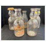 C.W Fry and Assorted Milk Bottles