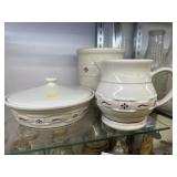 (3) Pieces of Longaberger Pottery