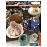 Pitcher and Bowl, Table Light, Trolley Seat