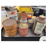 Advertising Tins with Torch