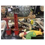 Vintage Cap Gun with Railroad Accessories