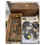 Unsorted Ammunition, Padlocks, Storage Boxes