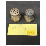 (2) Sterling Silver Shakers