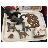 Cast Metal Figurine with Nutcracker