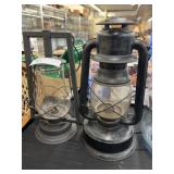 (2) Hurricane Lanterns