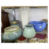 Unsigned Pottery Planters and Vases