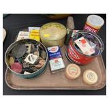 Buttons and Spice Tins