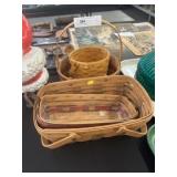 (4) Longaberger Baskets