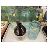 Storage Jars and Stoneware Jug