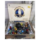 Agate, Glass and Candy Swirl Marbles