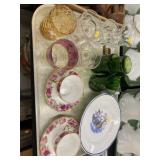 Tumblers, Chinaware Cups and Saucers