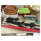 Lawn Sprinklers, Umbrellas