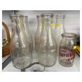 Assorted Milk Bottles
