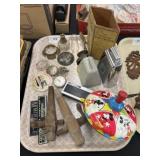 Tin Litho Top, Cowbells, Pocket Watches