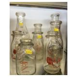 Assorted Milk Bottles