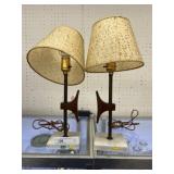 (2) Mid-Century Table Lights