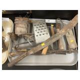 Hay Hooks, Primitive Tools, Spring Scale