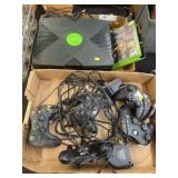 XBox Game Console with Controllers