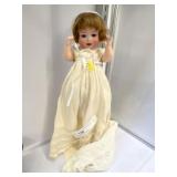 Vintage Porcelain Jointed Doll