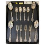 (12) Sterling Silver Utensils