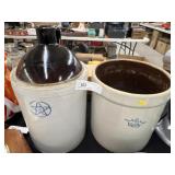 Stoneware Jug with Storage Crock