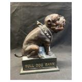 Cast Metal Bulldog Bank