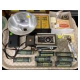 Vintage Camera with Advertising Items