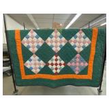 Contemporary Diamond Pattern Quilt