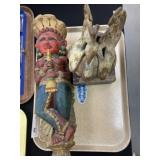 Metal Bird Sculpture, Composition Figurine