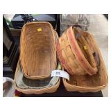 (4) Longaberger Baskets