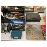 Hand Tools and Saws, Sockets, Bench Grinder