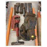 Bench Vise, Splitting Wedges