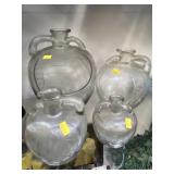 (4) Graduated Apple Cider Vinegar Bottles