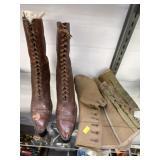 Victorian Shoes with Ankle Covers