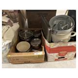 (2) Boxes of Cookware